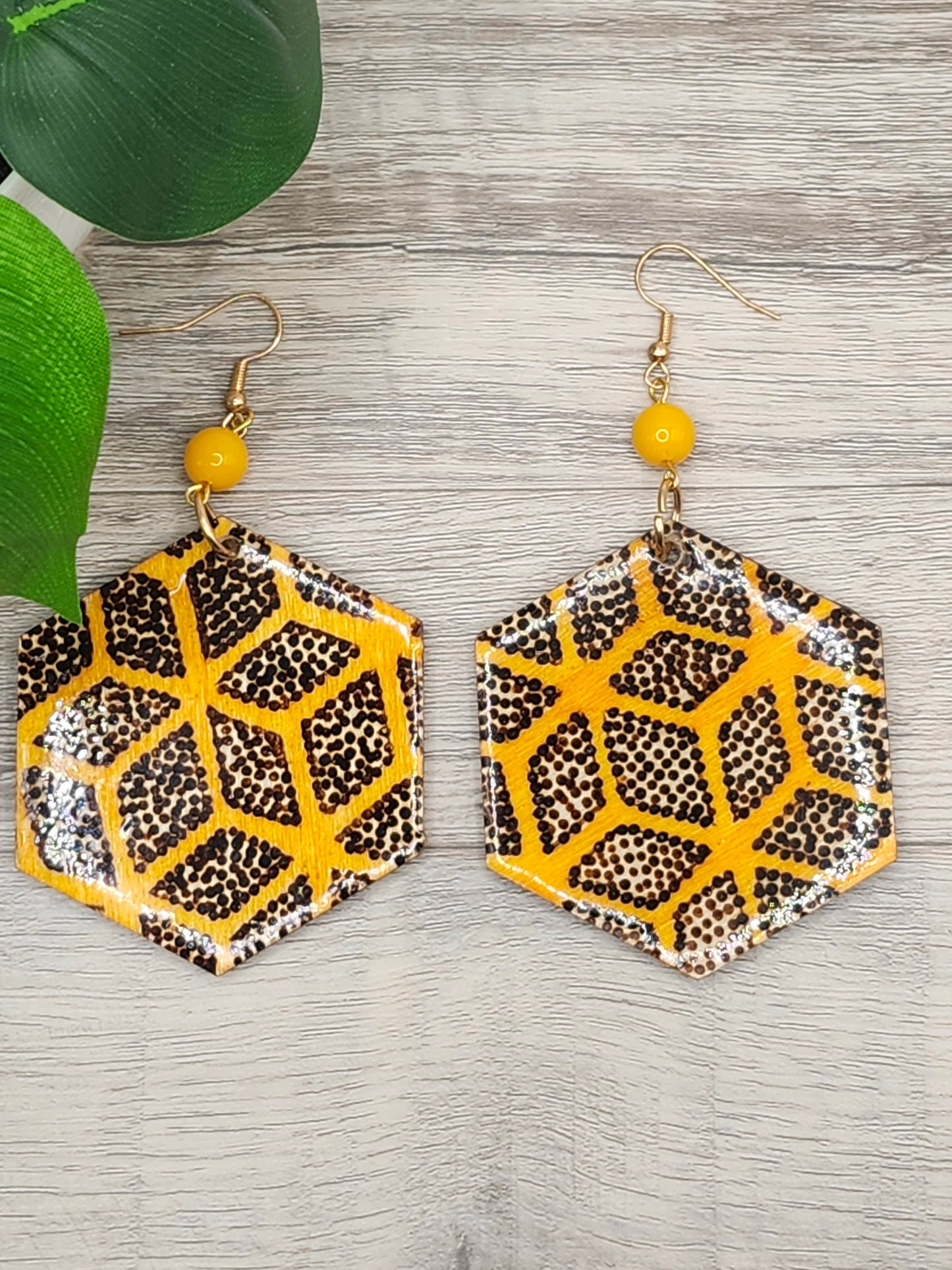 Yellow hexagon